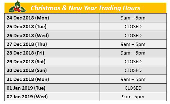 Trading Hours